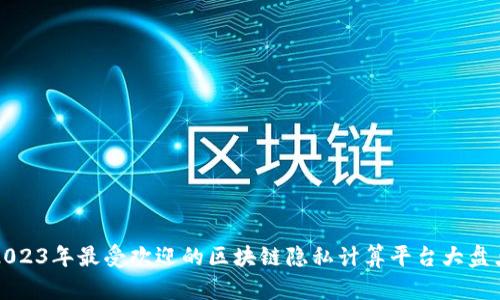 2023年最受欢迎的区块链隐私计算平台大盘点