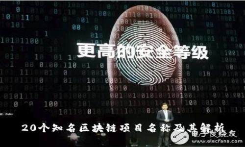 20个知名区块链项目名称及其解析