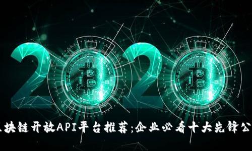 区块链开放API平台推荐:企业必看十大先锋公司