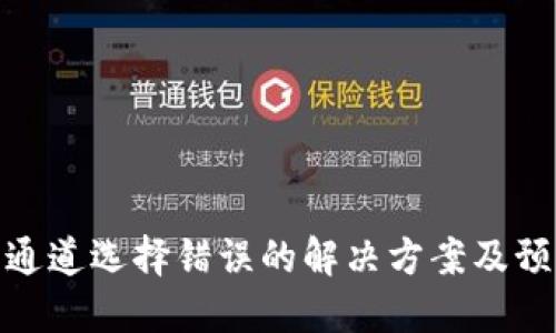 TP钱包通道选择错误的解决方案及预防措施