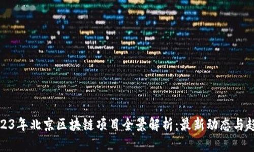 2023年北京区块链项目全景解析：最新动态与趋势