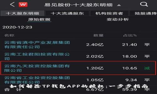 如何解除TP钱包APP的授权：一步步指南