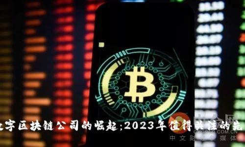 新型数字区块链公司的崛起：2023年值得关注的先锋企业