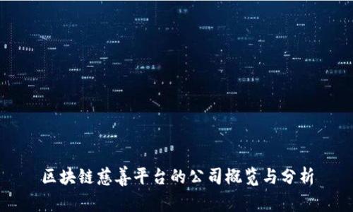 区块链慈善平台的公司概览与分析