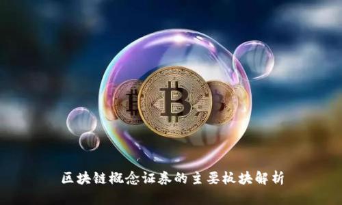 区块链概念证券的主要板块解析